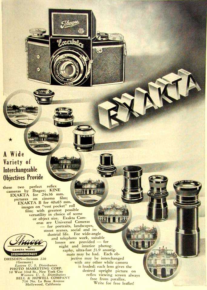 Standard Exakta B with Lenses