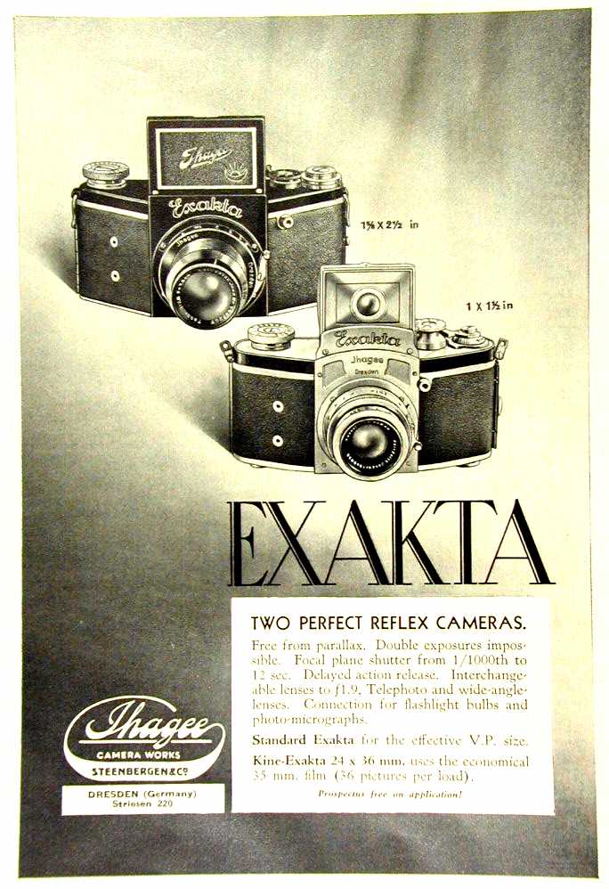 Exakta - Two Perfect Reflex Cameras