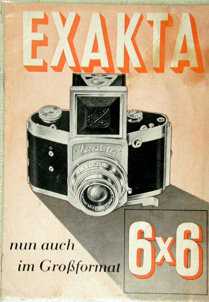 Pre-War Exakta 66 Instruction Booklet