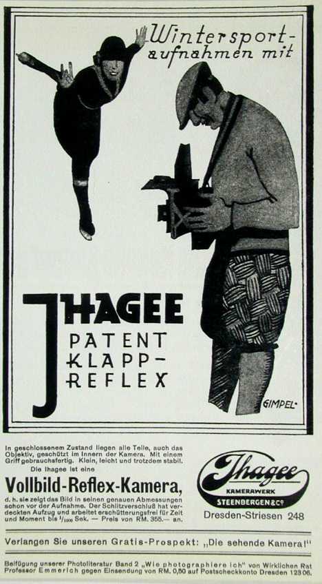 Winter Sports Taken with Ihagee Patent Klapp Reflex