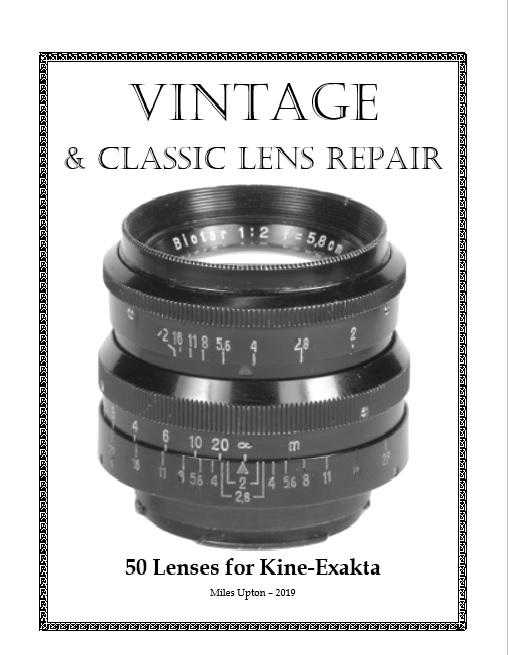 Vintage & Classic Lens Repair - 50 Lenses for Kine-Exakta