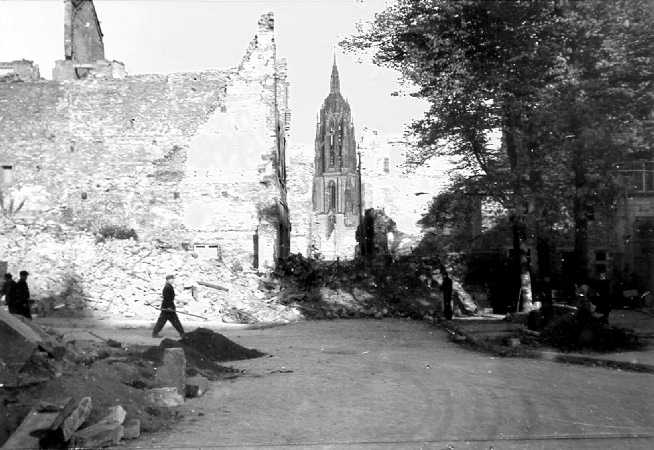 A distant view of the previous spire.