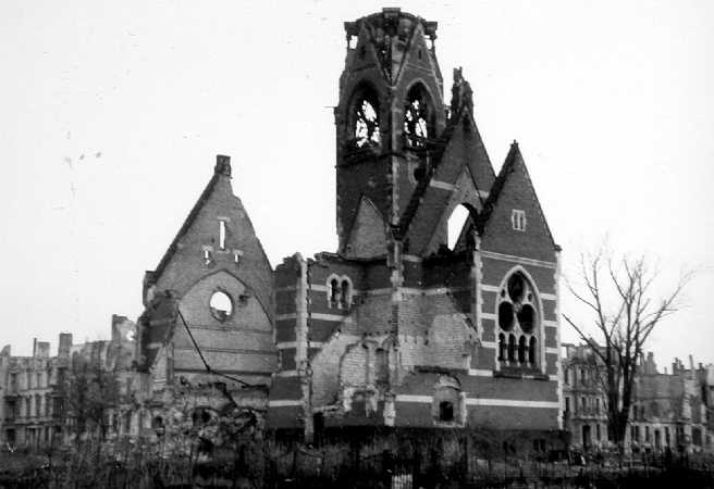 The shell of a once magnificent building.